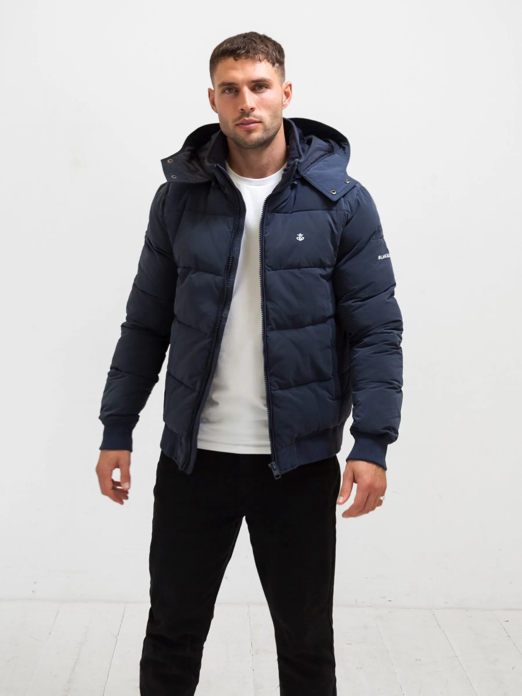 All Day Fit Active Style Ultimate Puffer Coat - Navy