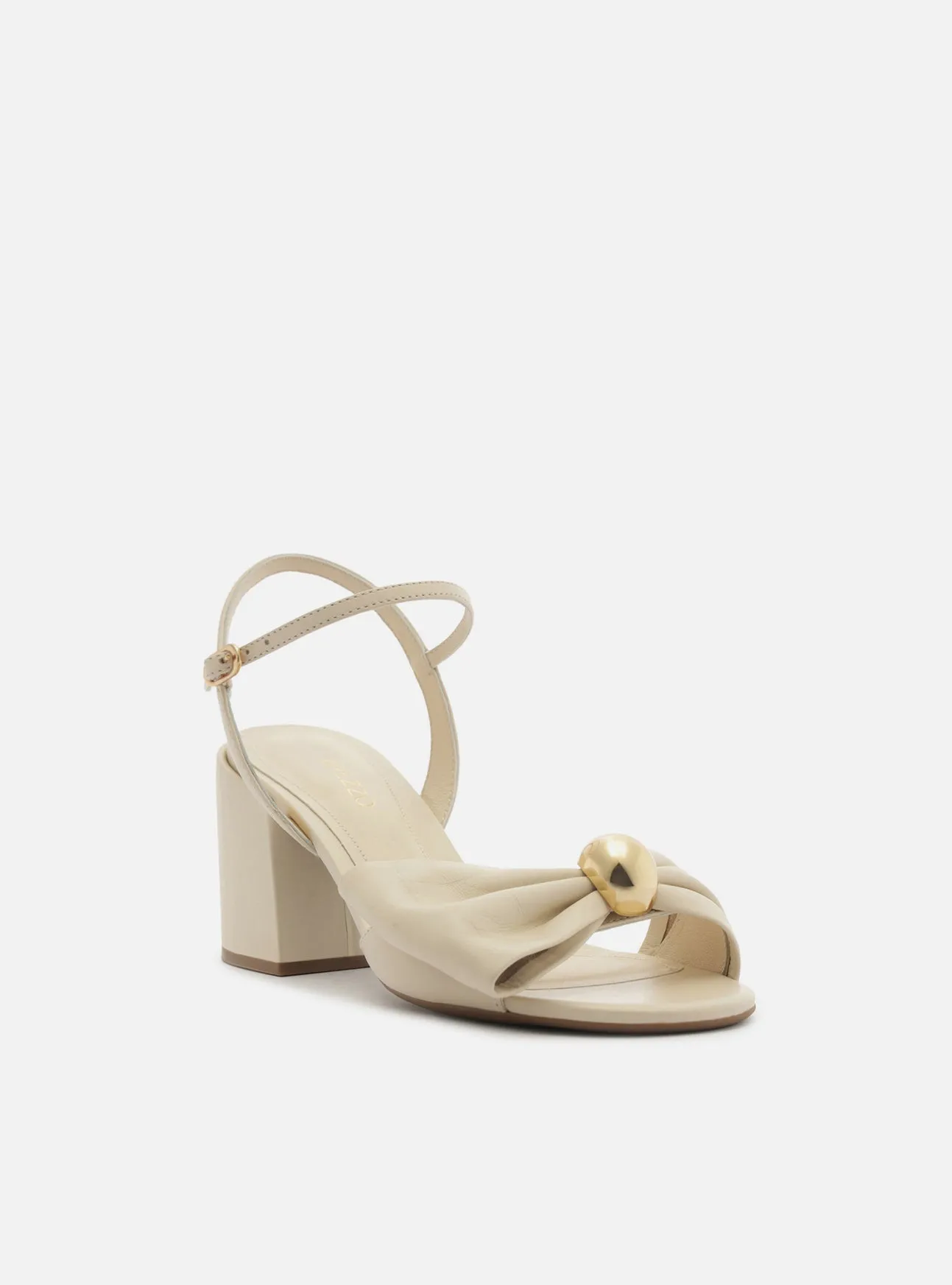 Rayna Mid Block Leather Sandal Free Step