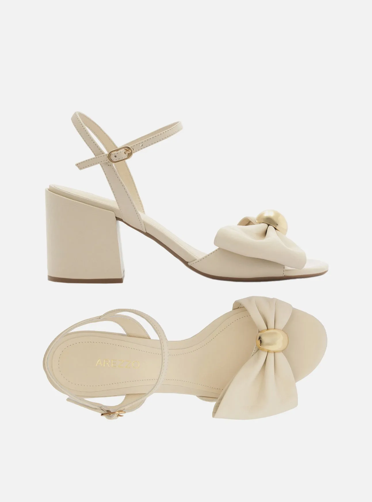 Rayna Mid Block Leather Sandal Step Free