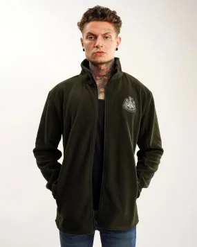 Quick Dry Coating Autumn Ready Newcastle United Men's Khaki Full Zip Fleece