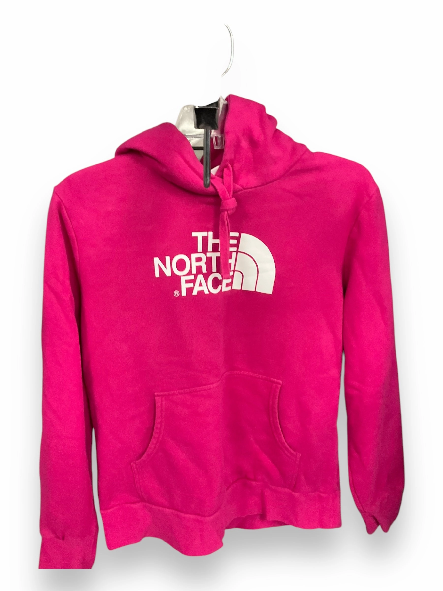 Soft Touch Fabric Sweatshirt Hoodie By The North Face In Pink, Size: L
