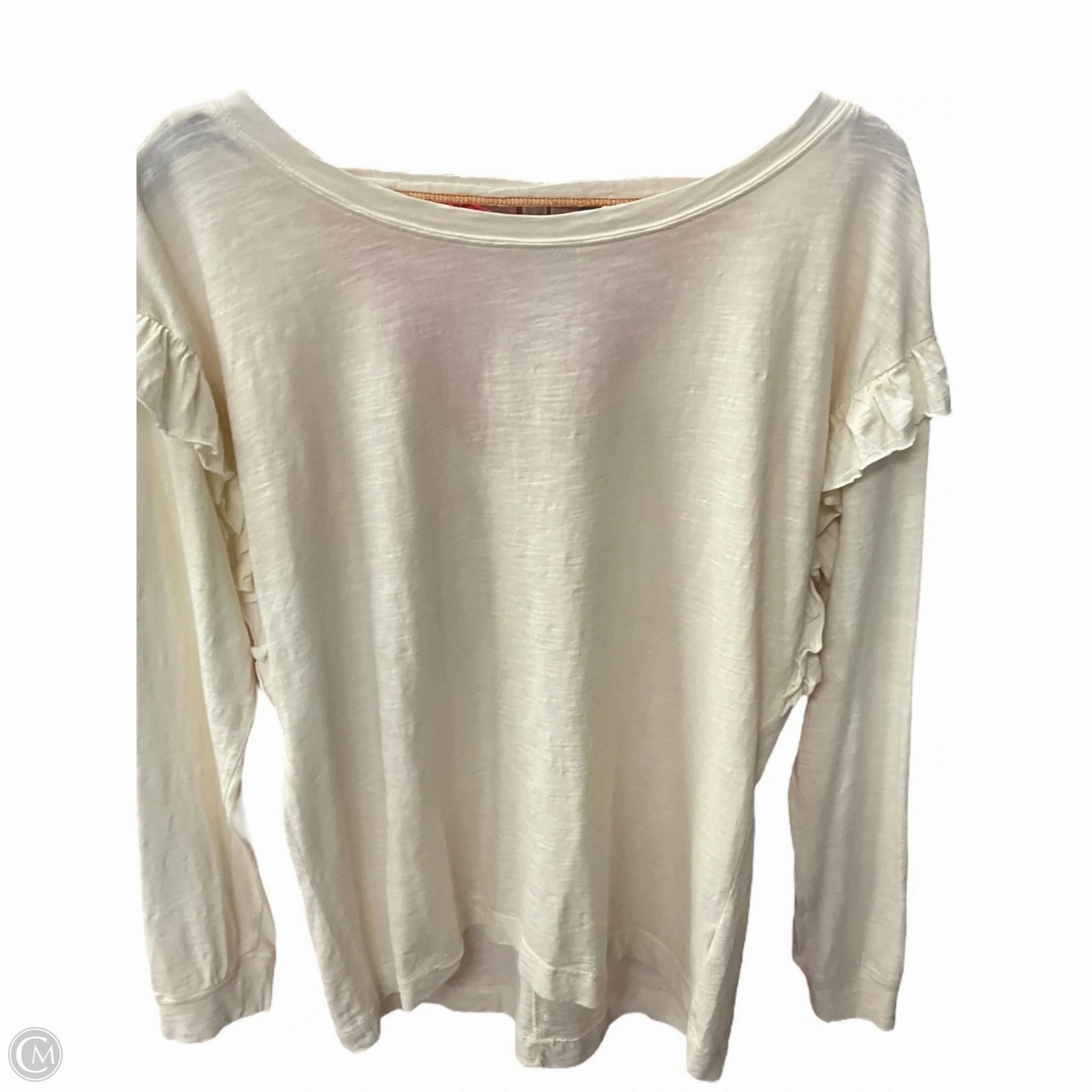 Top Long Sleeve By Pilcro In Cream, Size: Xs Thermal Insulation Tech