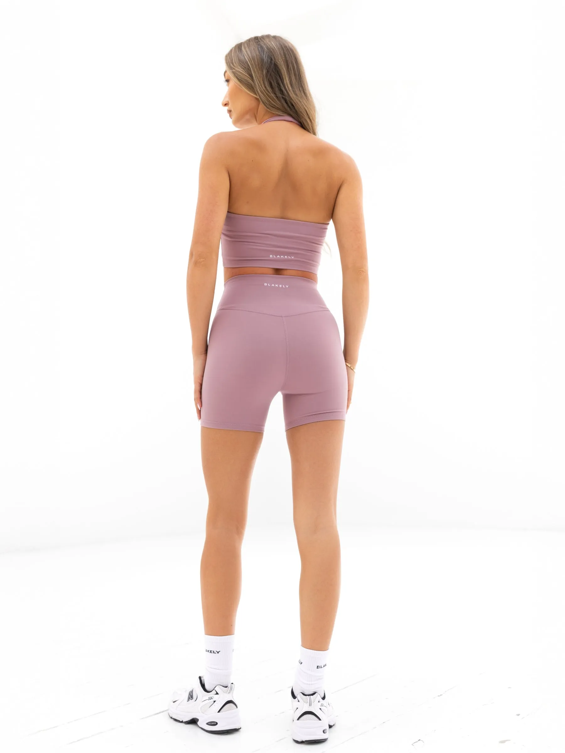 stripe design Stretch Design Ultimate Crossover Shorts - Dusty Pink