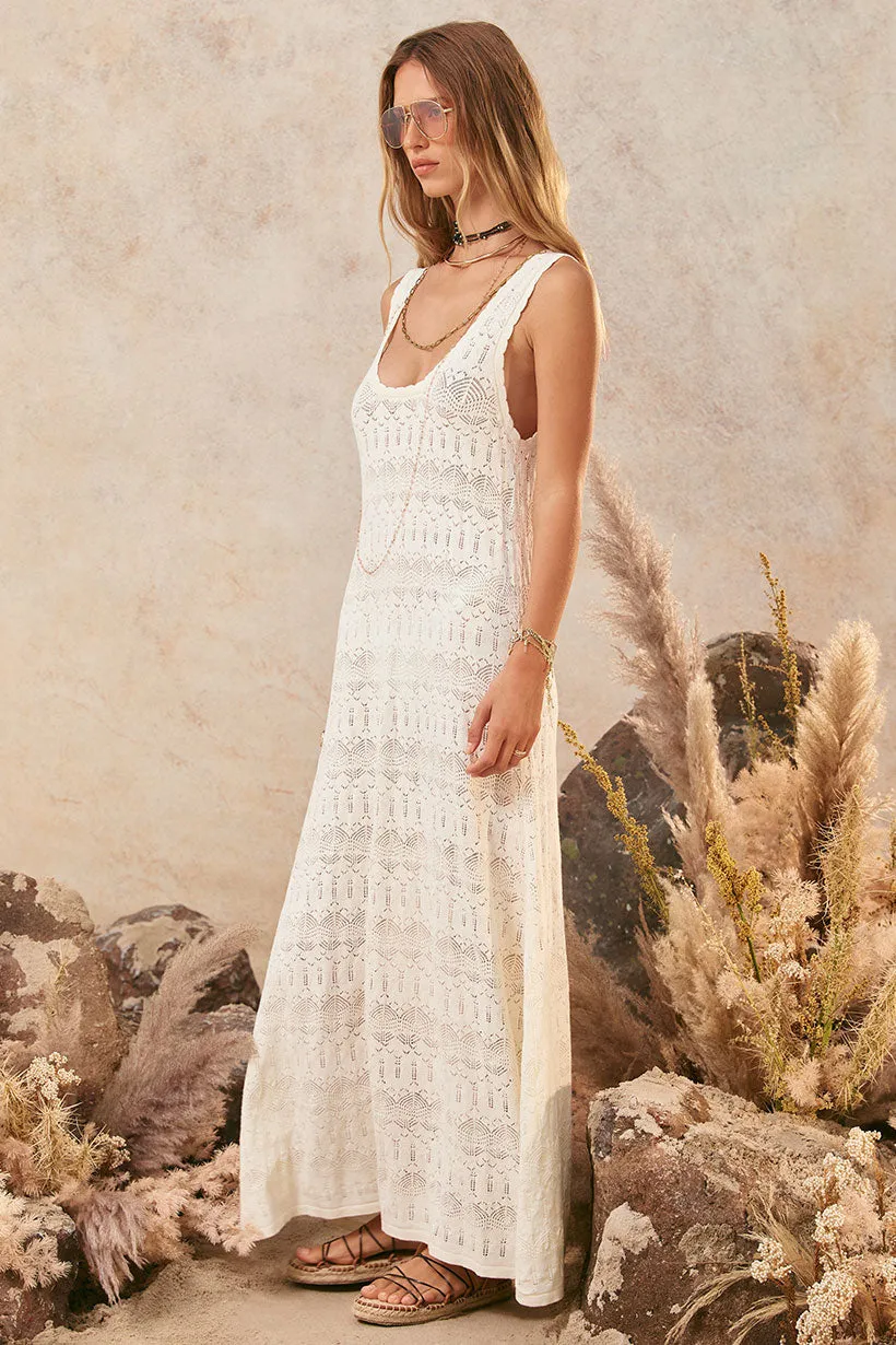 Fold-Over-Detail Siesta Maxi Dress