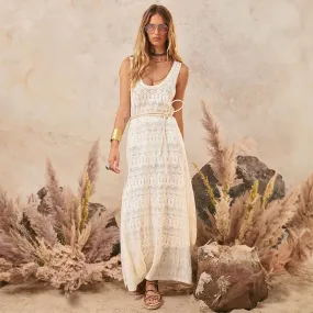 Anti-Static-Finish Siesta Maxi Dress
