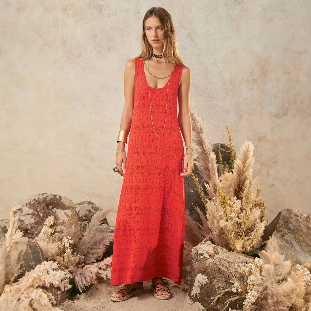 Siesta Maxi Dress Light Cloud Noble Aura