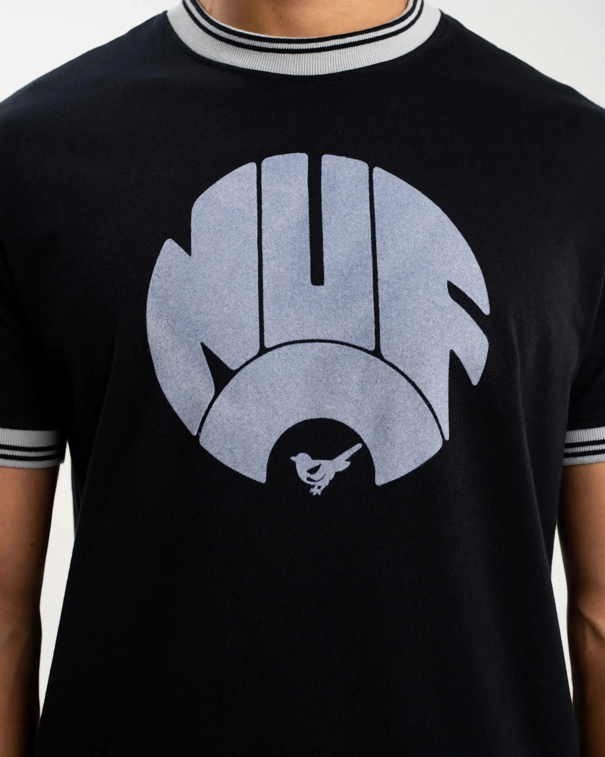 Newcastle United Archive Tipped Ringer T-Shirt MultipurposeUse Comfort and Ease