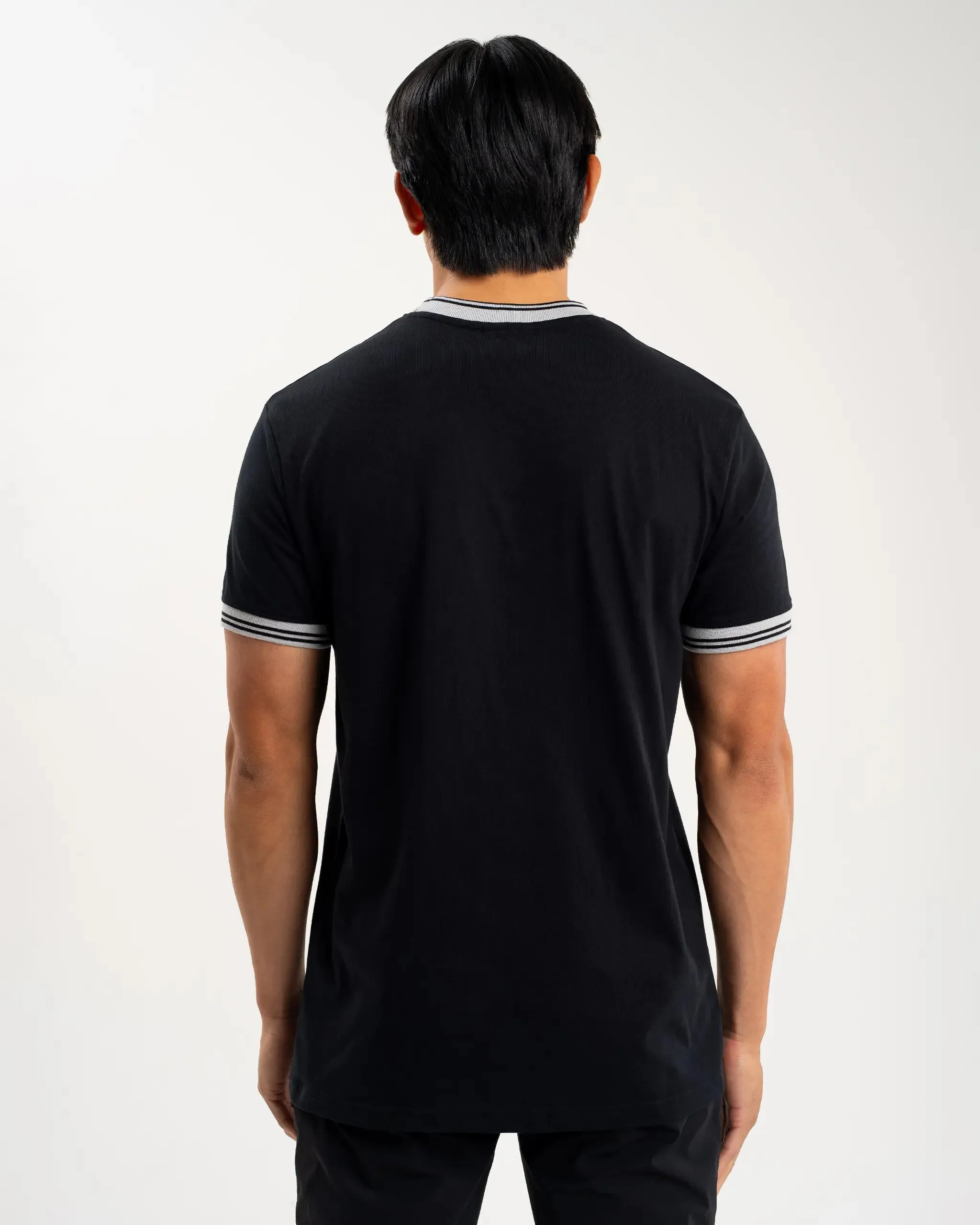 Relax Comfort Style Newcastle United Archive Tipped Ringer T-Shirt