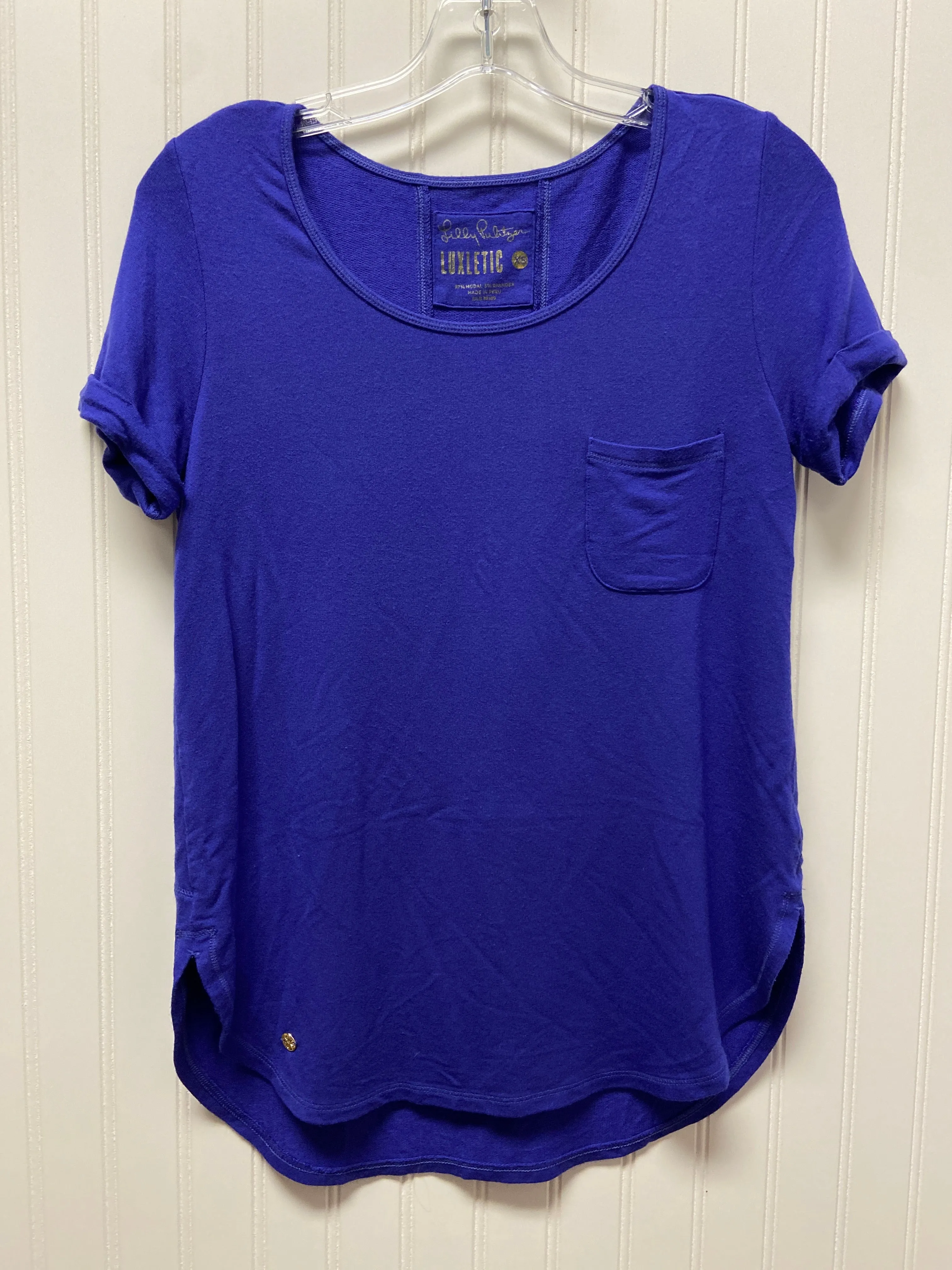 Top Short Sleeve Designer By Lilly Pulitzer  Size: Xs Summer Ready