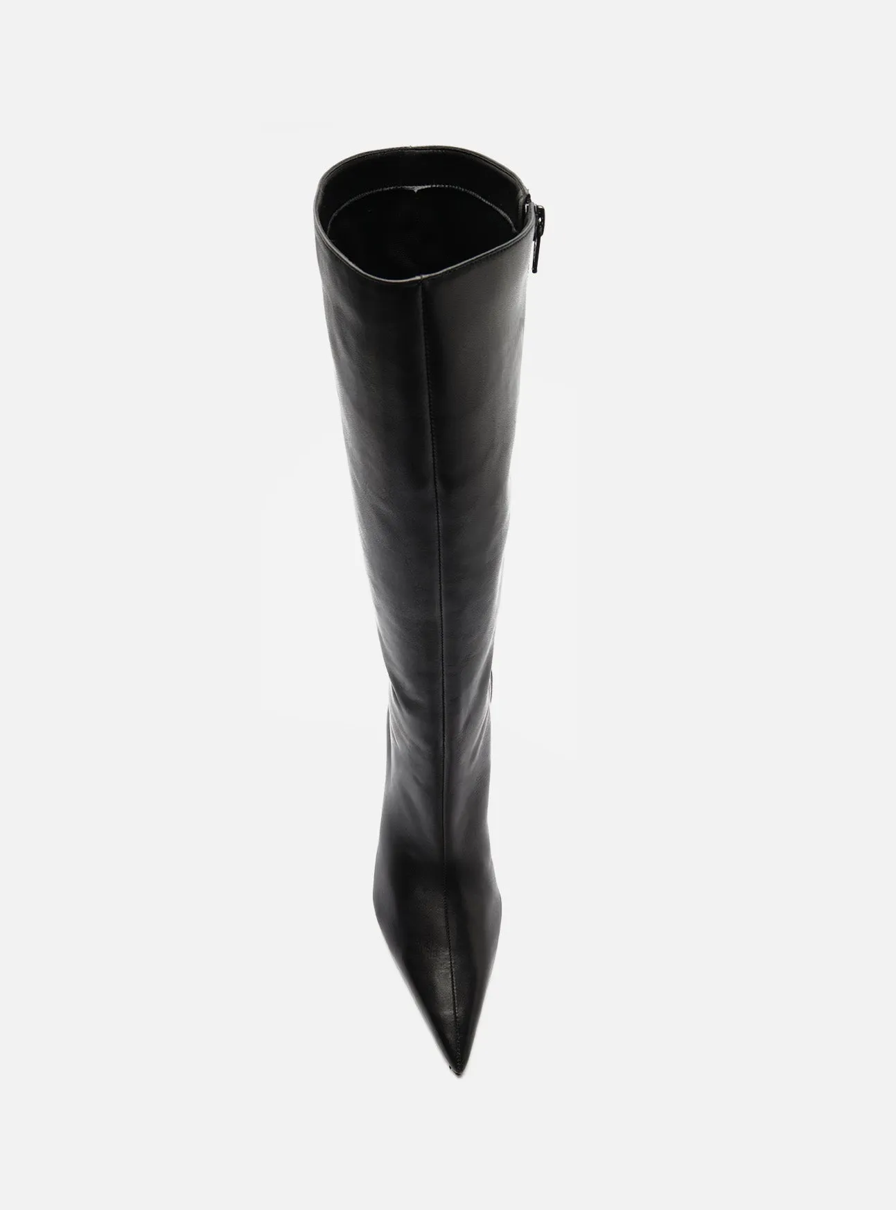 Skye Leather Stiletto Boot Utility Style Comfort Grip