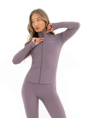 Ultimate Full Zip Jacket - Grape Two Way Zipper