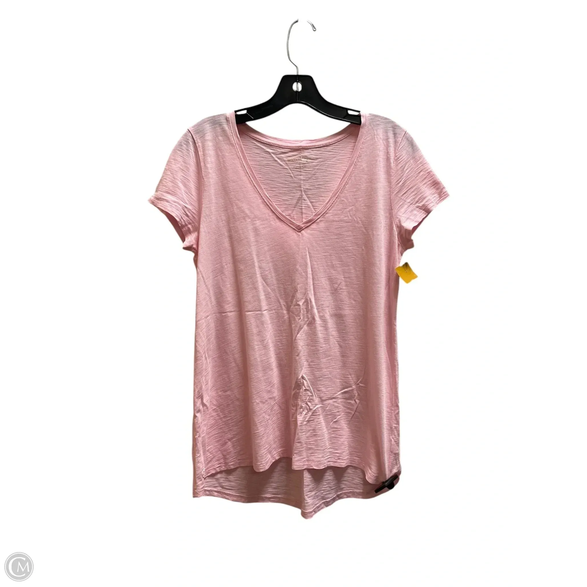 Active Layering Sleek Design Top Short Sleeve Designer By Lilly Pulitzer In Pink, Size: S