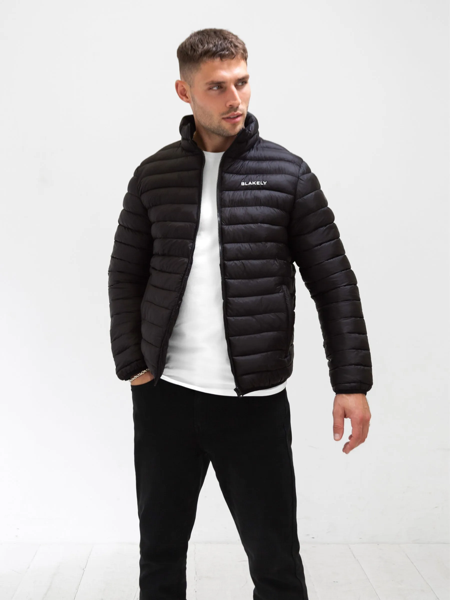 Lucas Lightweight Puffer Jacket - Black Extra Layer Piece