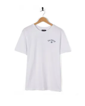 Buttery Soft Fabric Location Croyde - Mens T-Shirt - White