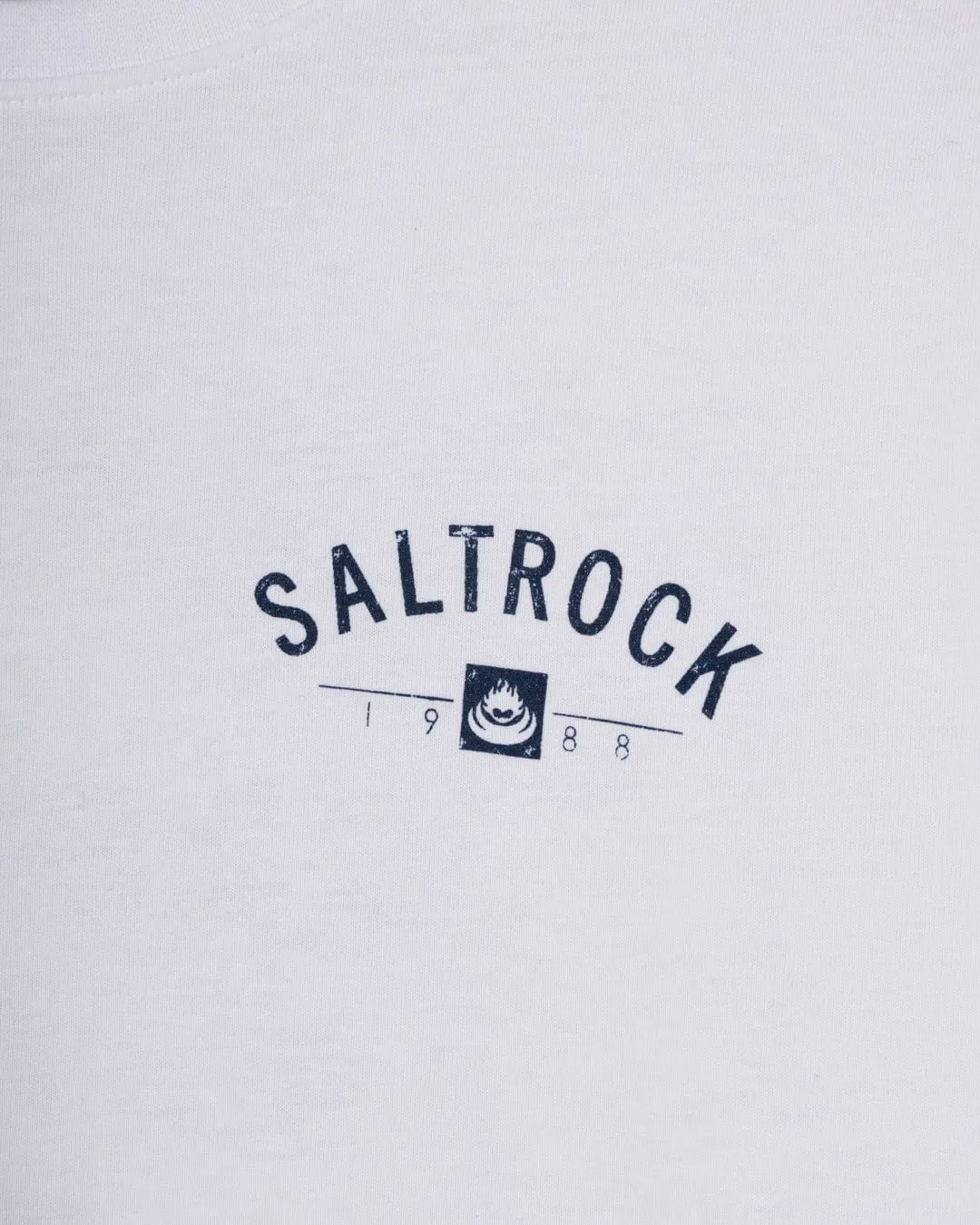 Location Croyde - Mens T-Shirt - White Stretchable Weave