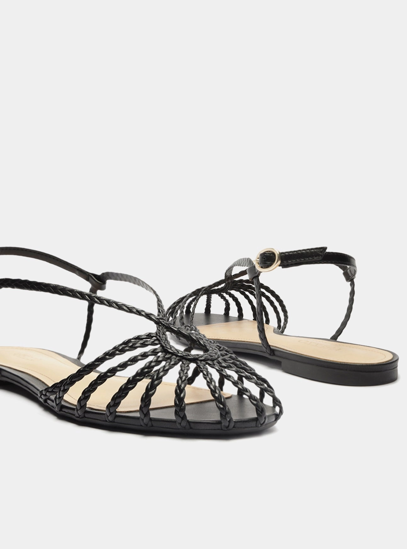Paola Flat Sandal Padded collar Sporty Chic