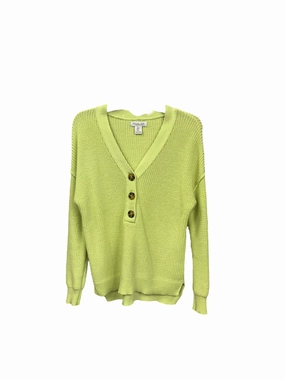Sweater By Rachel Zoe In Green, Size: S AirflowVents Layered Neckline
