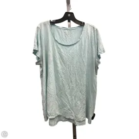 Luxury exclusivity Top Short Sleeve Designer By Lilly Pulitzer In Blue, Size: Xxl