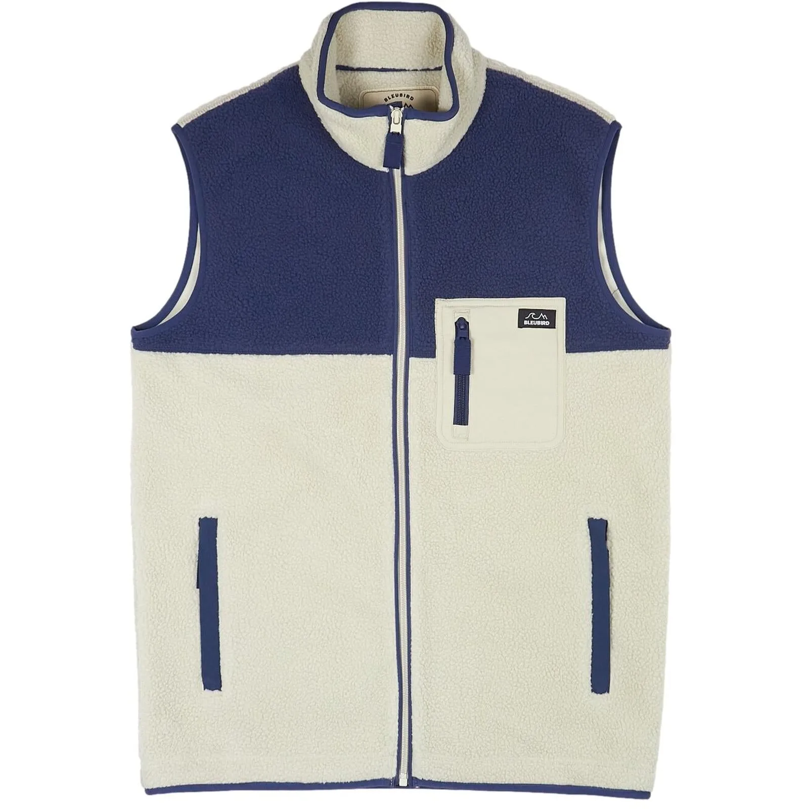 Bleubird Polar Fleece Gilet anti static coating