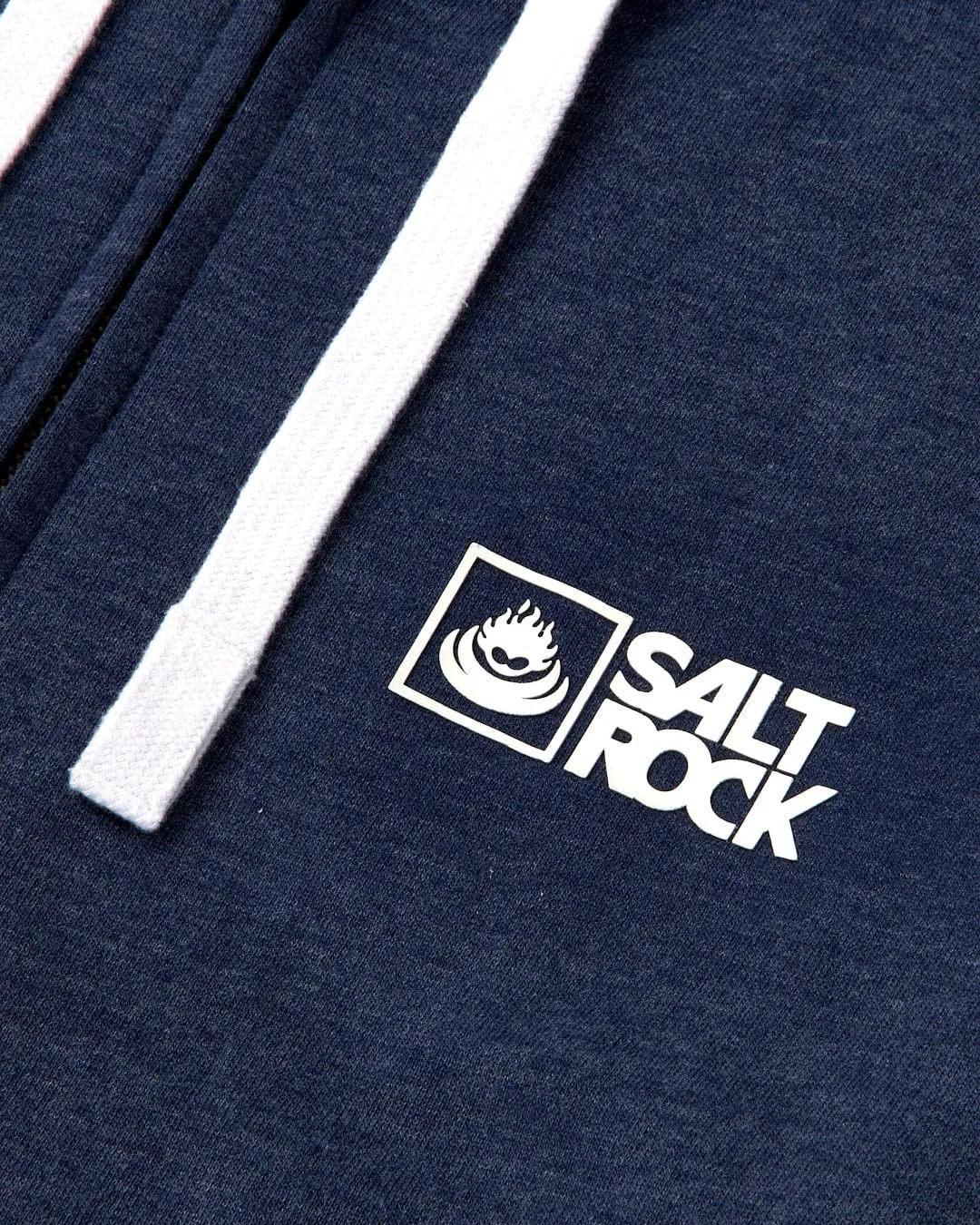 Saltrock Original - Mens Zip Hood - Blue Marl Snug Layers