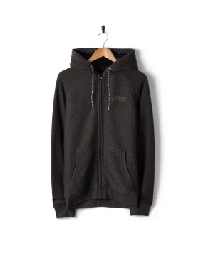 Hall Embro - Mens Borg Lined Hoodie - Dark Grey Fashionable knitwear