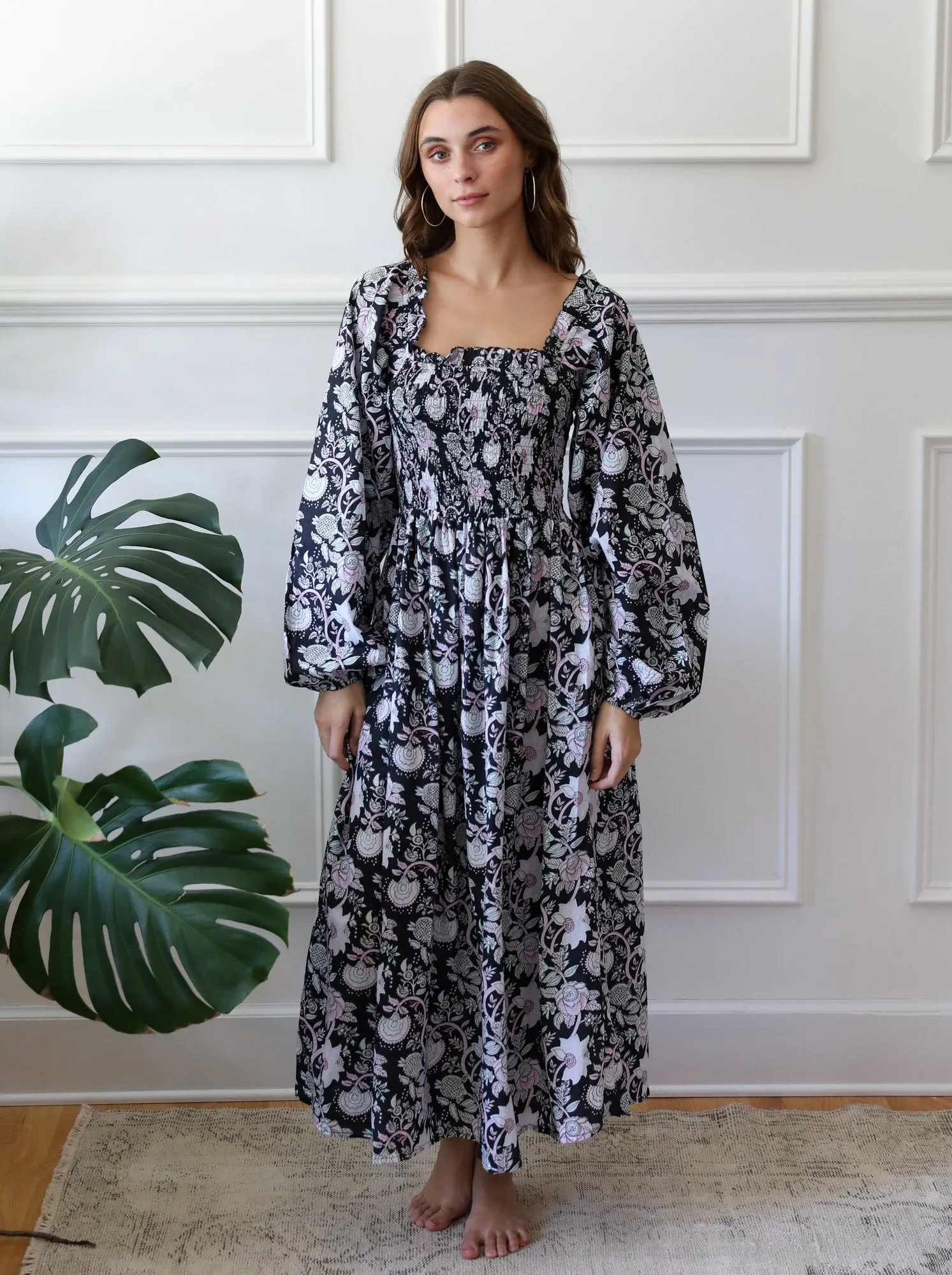 Grace Color Catherine Dress in Tropical Night