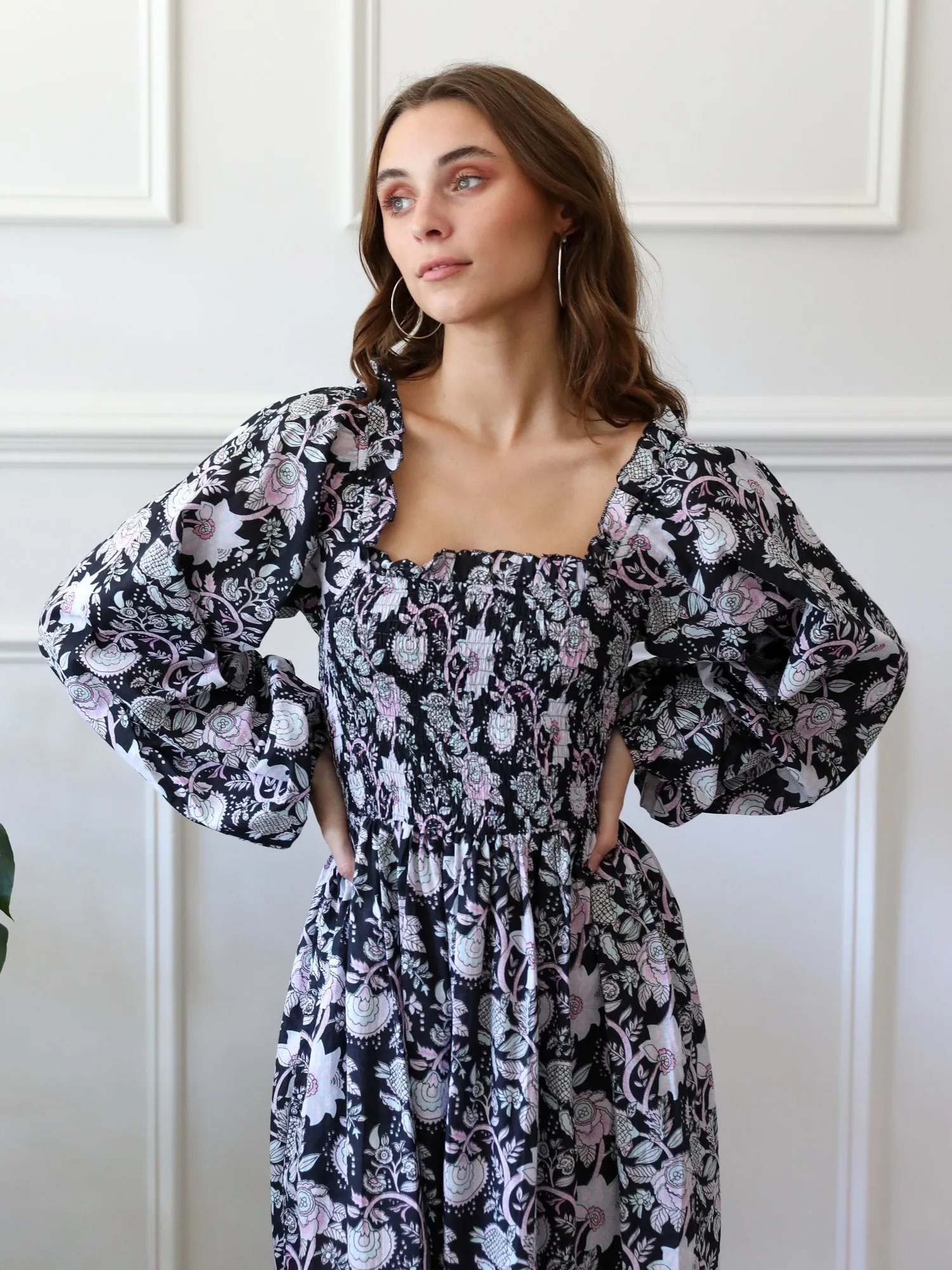Catherine Dress in Tropical Night Versatile Wearable