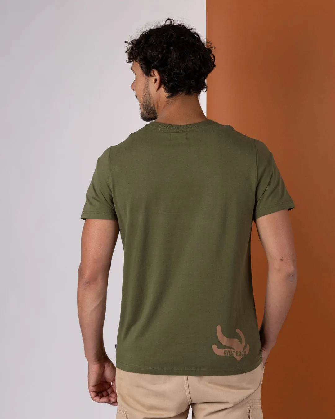 LongLastingColor Block Icons - Mens Short Sleeve T-Shirt - Green