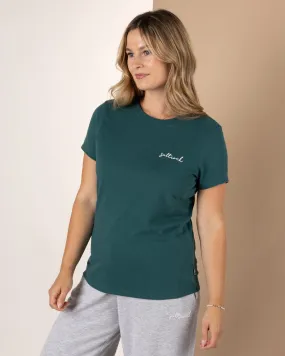 Oversized Cut Velator - Womens Short Sleeve T-Shirt - Teal