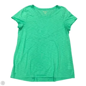 Sport Flex Fit Top Short Sleeve Designer By Lilly Pulitzer In Green, Size: L