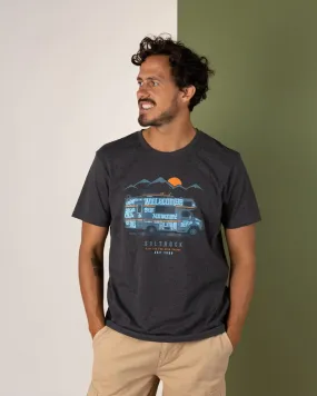 Timeless Layering Comfy Wear Fit Motorhome - Mens Short Sleeve T-Shirt - Grey