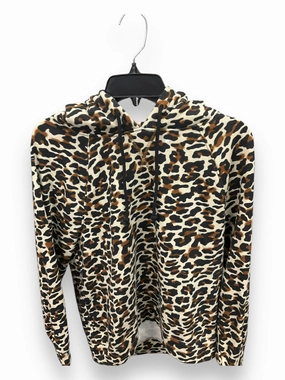 Athletic Sweatshirt Hoodie By Lou And Grey In Animal Print, Size: S YarnDyeStripe