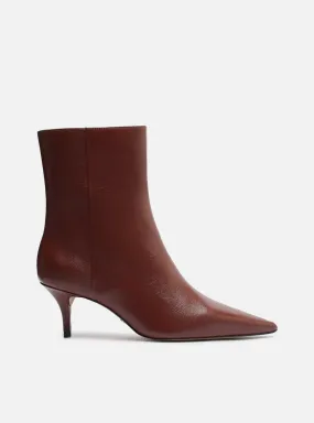 Sasha Low Stiletto Leather Boot Rain Ready