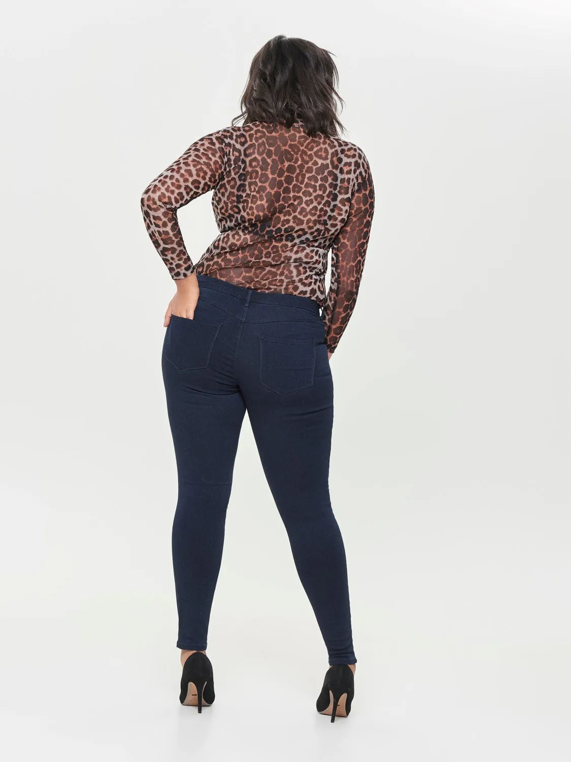 Polished Look Triona Curve Push Up Blue Jeans