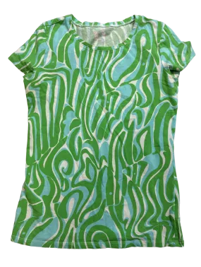 Chic Style Trend Light Fashion Top Short Sleeve Designer By Lilly Pulitzer  Size: Xxs