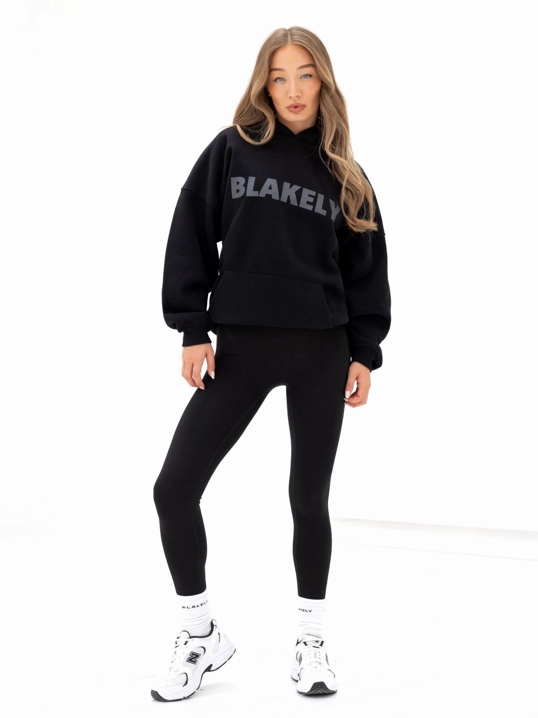 Studio Oversized Hoodie - Tonal Black shopping spree