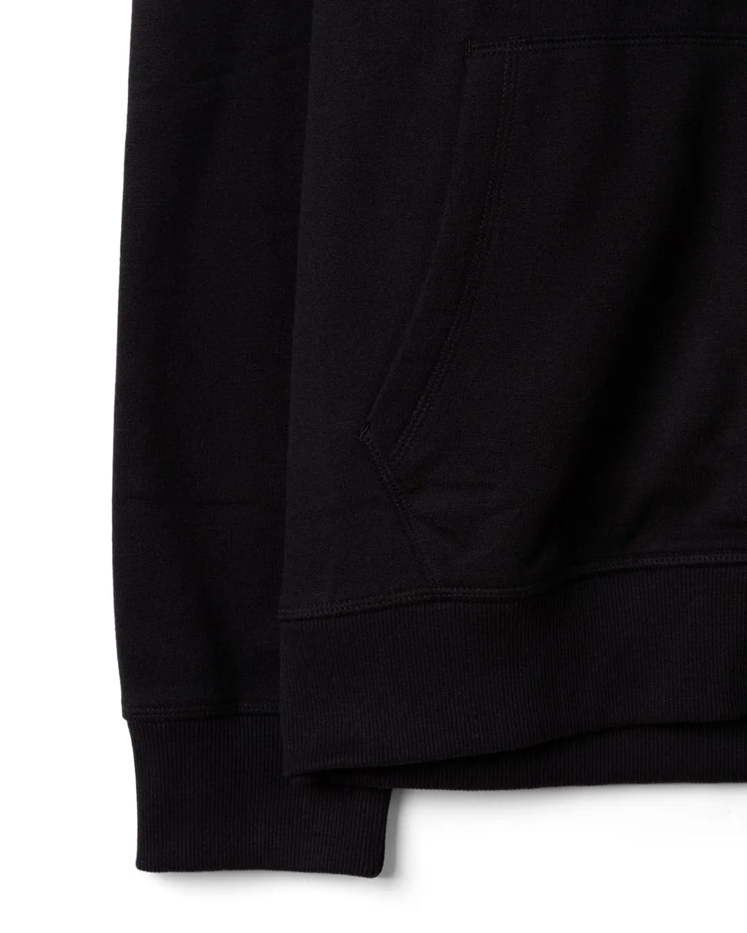 Warm Core Temperature Regulating Fibers Stag Tattoo - Mens Zip Hood - Black