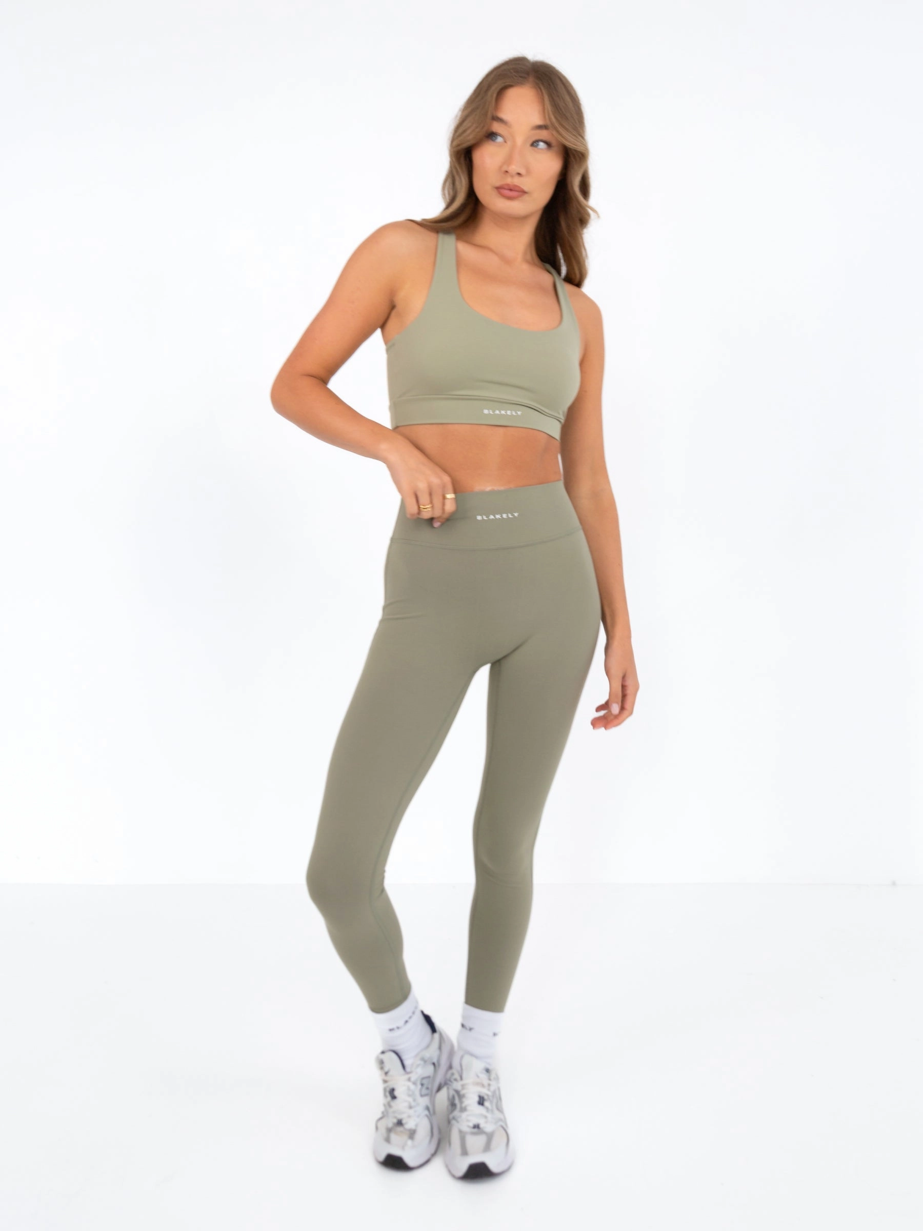 Ultimate Active Bra - Olive Quick Dry Technology