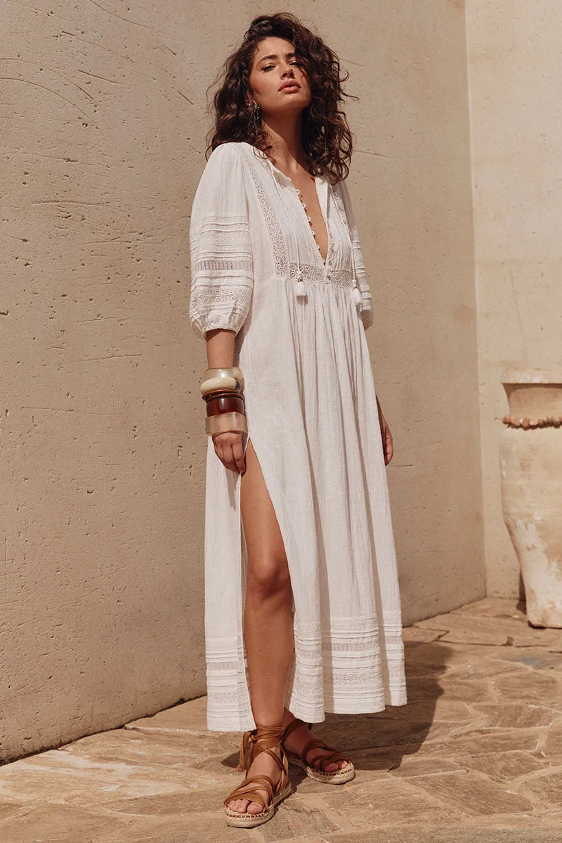 Stevie Lace Boho Dress Outfit Core Understated Glam