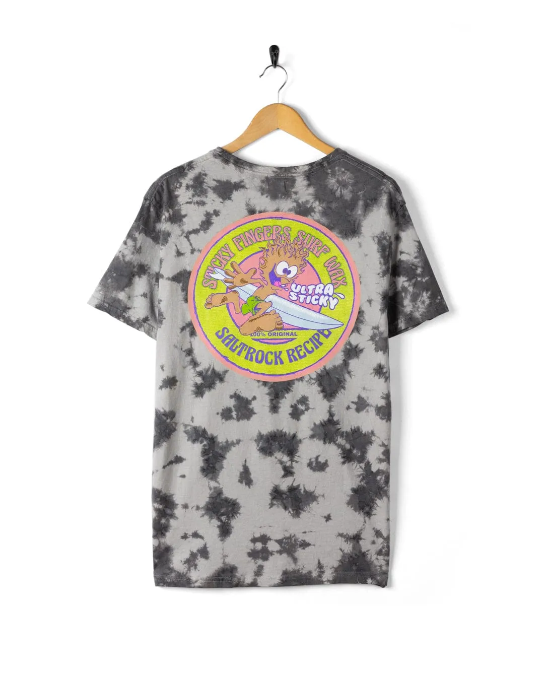 Sticky Fingers - Mens T-Shirt - Grey Pocket Reinforcement Collared
