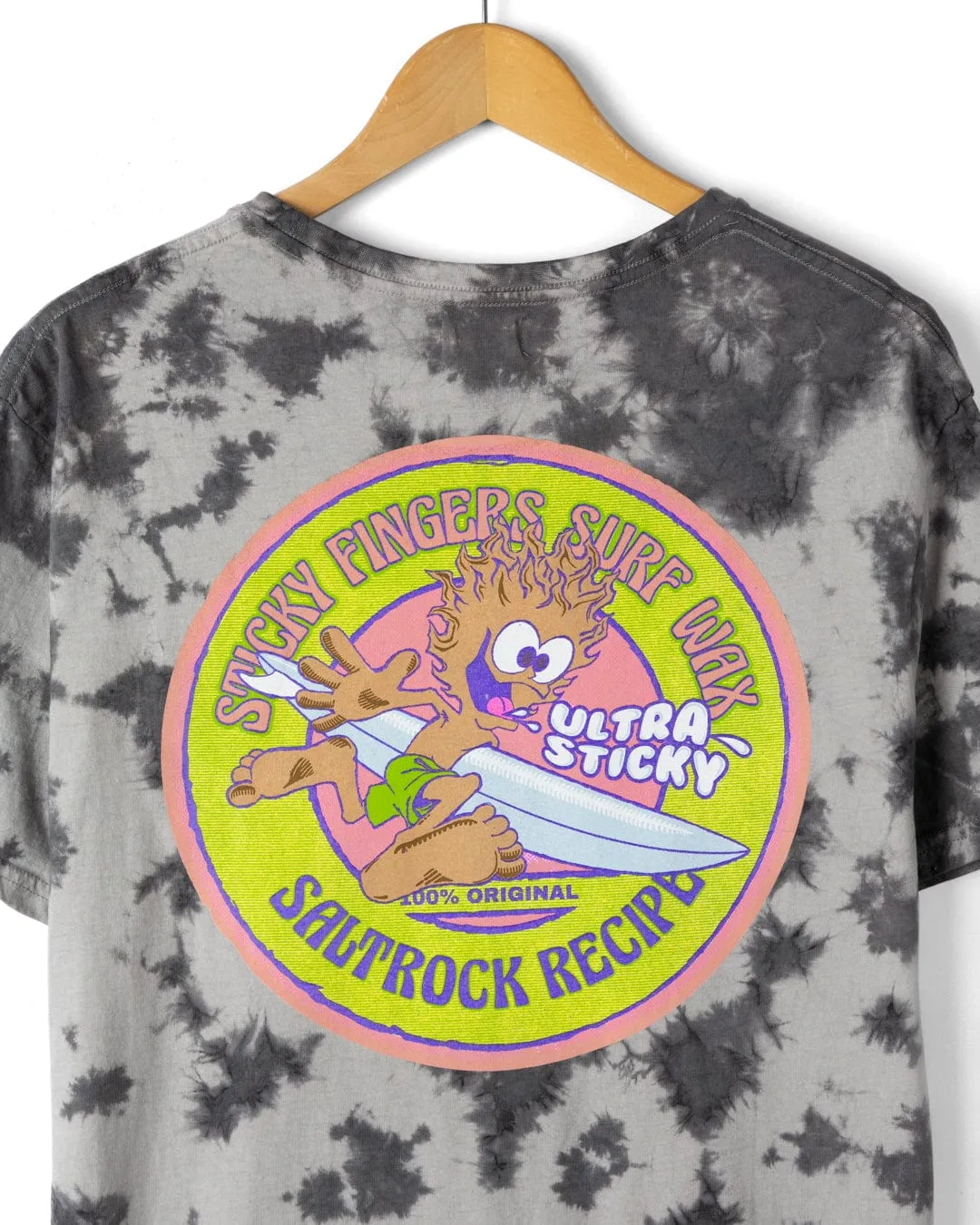 Urban Streetwear Minimalist fashion Sticky Fingers - Mens T-Shirt - Grey