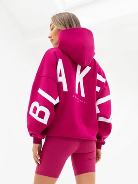 Sporty Outfit Masculine style Isabel Oversized Hoodie - Ultra Pink