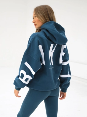 Chill Vibe Gift worthy Isabel Oversized Hoodie - Dark Teal