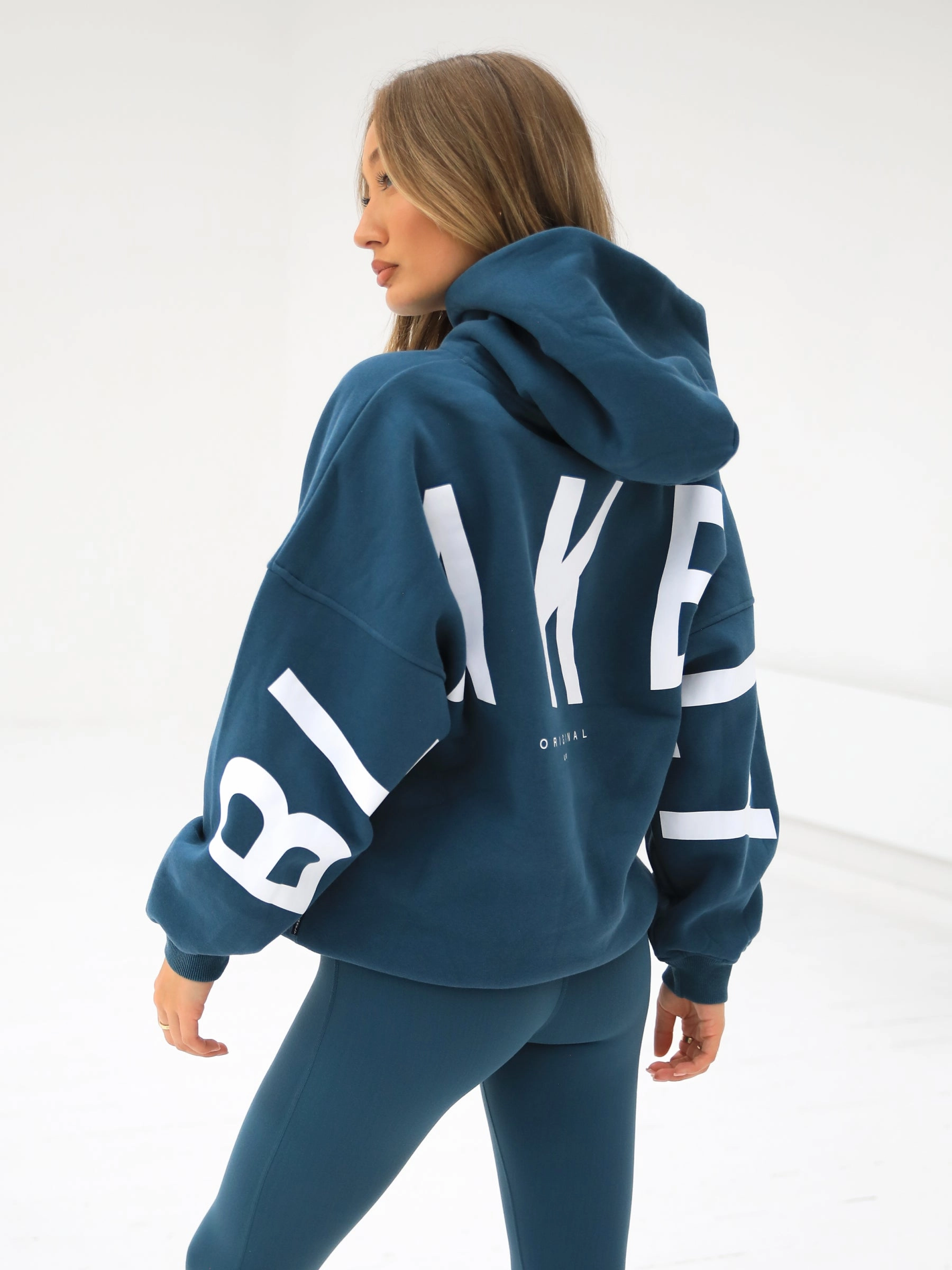 Chill Vibe Gift worthy Isabel Oversized Hoodie - Dark Teal