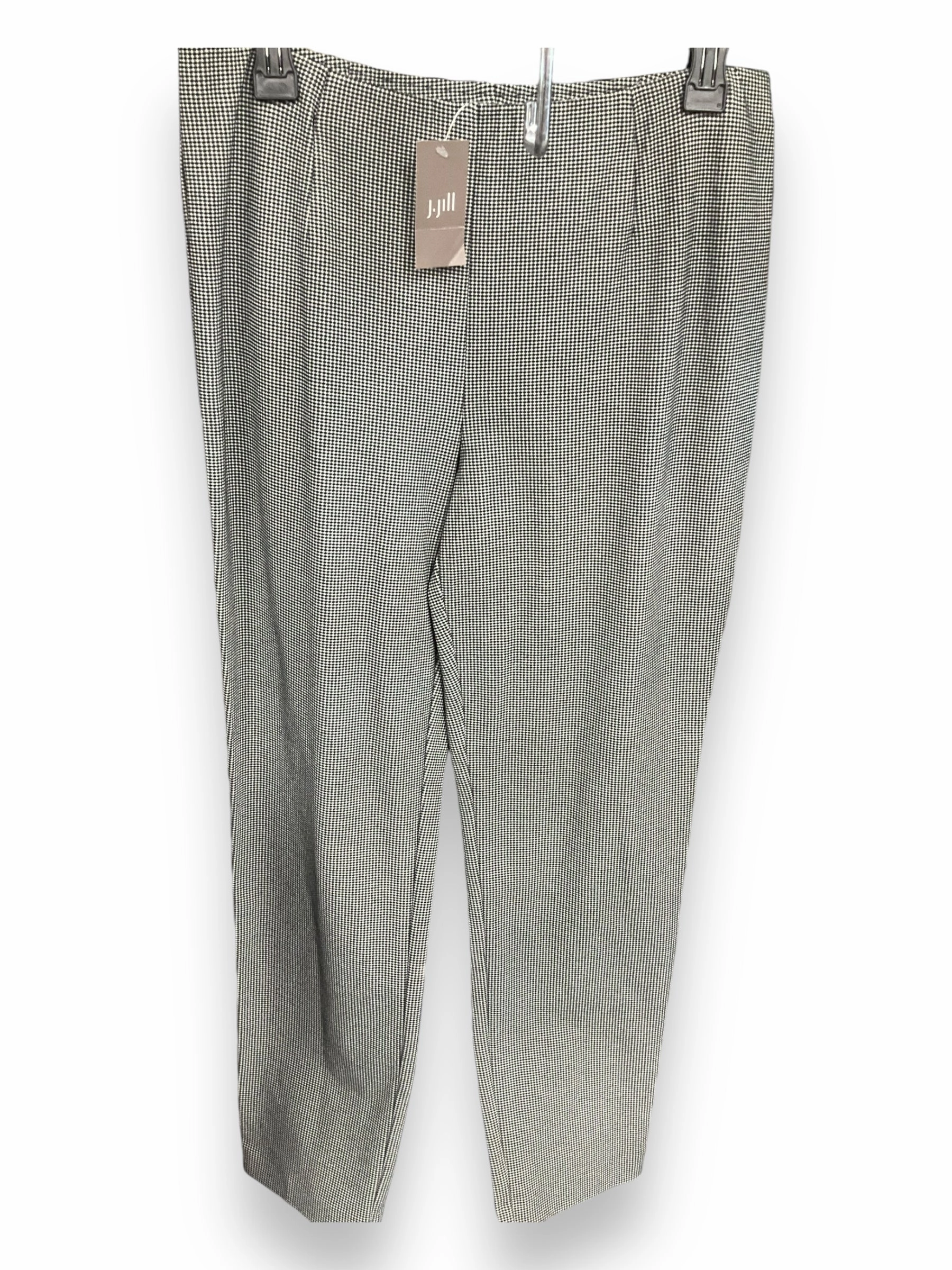 Pants Leggings By J. Jill In Black & White, Size: M Tubular Body Construction MoistureWickingTechnology