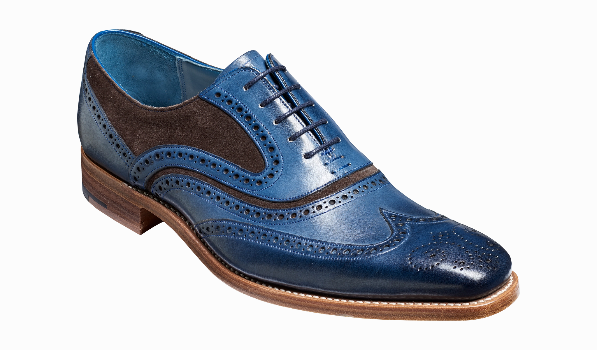Mcclean - Navy Hand Painted / Choc Suede Smart Walk