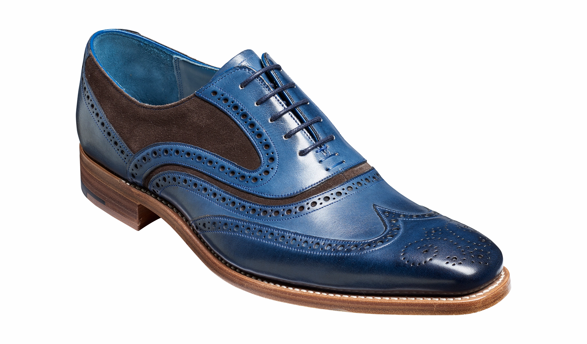 Breathable Feel City Dweller Mcclean - Navy Hand Painted / Choc Suede