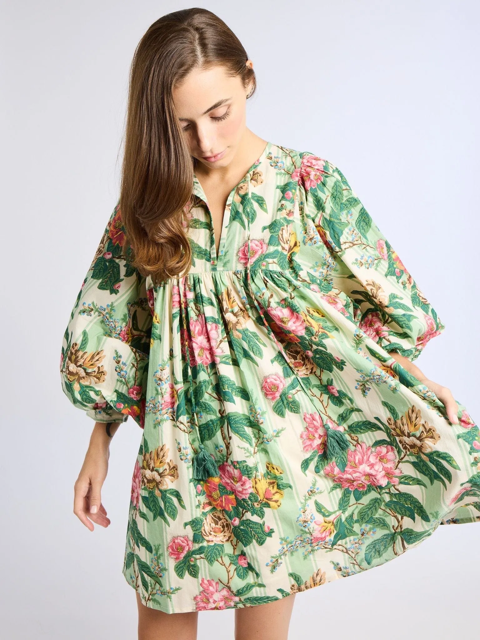 Daisy Dress in Garden Stripe Cocktail Ready