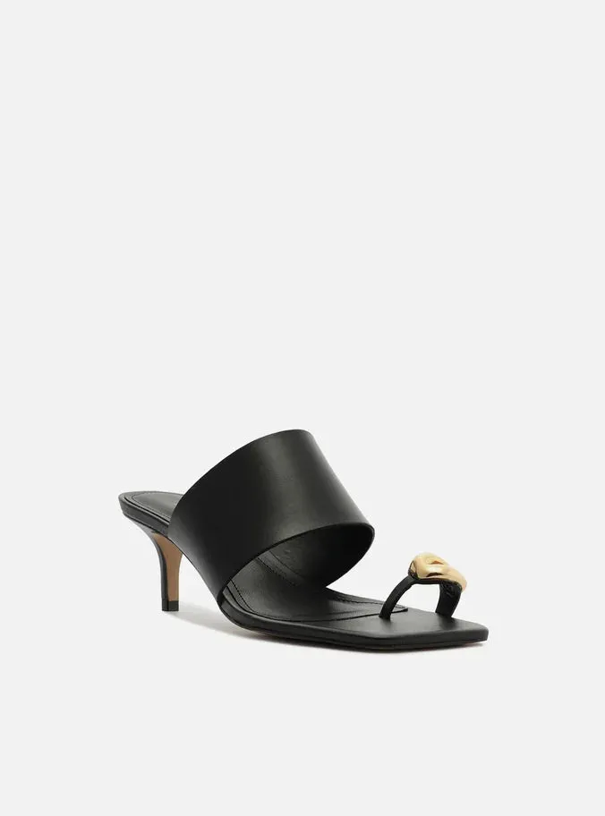 Smart Design Comfortable Sandals for Men Kendall Leather Stiletto Sandal