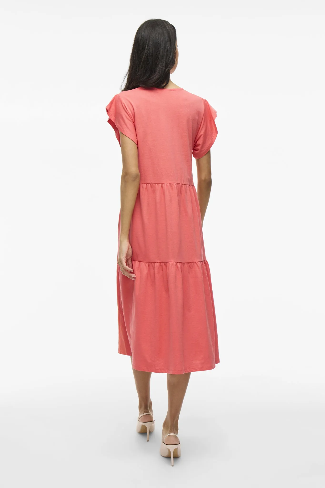 Satin-Finish Daily Option Summer Dubarry Coral Sun Dress